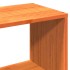 Estructura de cama sin colchón madera maciza marrón 90x190