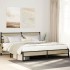 Estructura de cama sin colchón metal roble Sonoma 180x200
