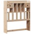 Cama con estantería sin colchón madera maciza de pino 90x200