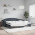 Sofá cama nido terciopelo gris oscuro 100x200