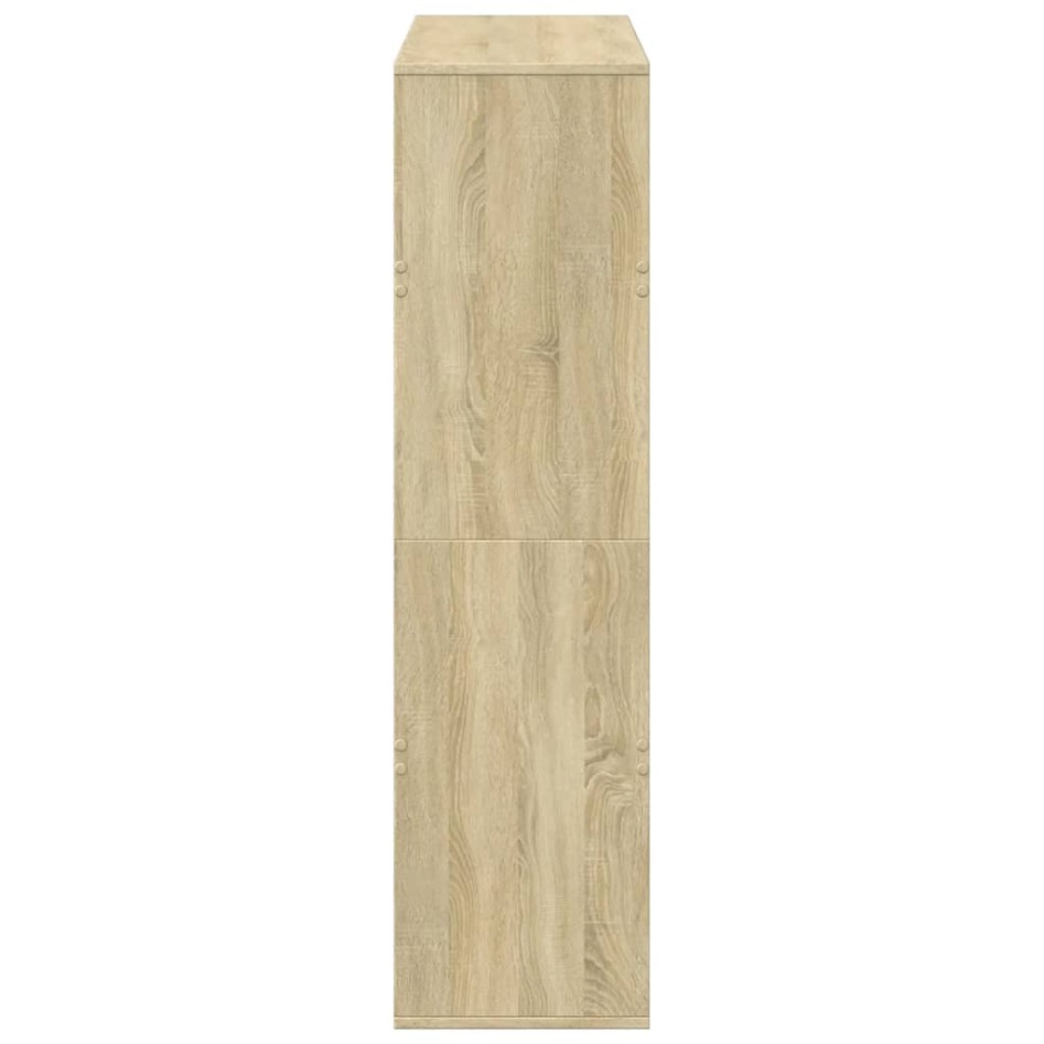 Estantería de madera de ingeniería roble Sonoma 100x33x125,5