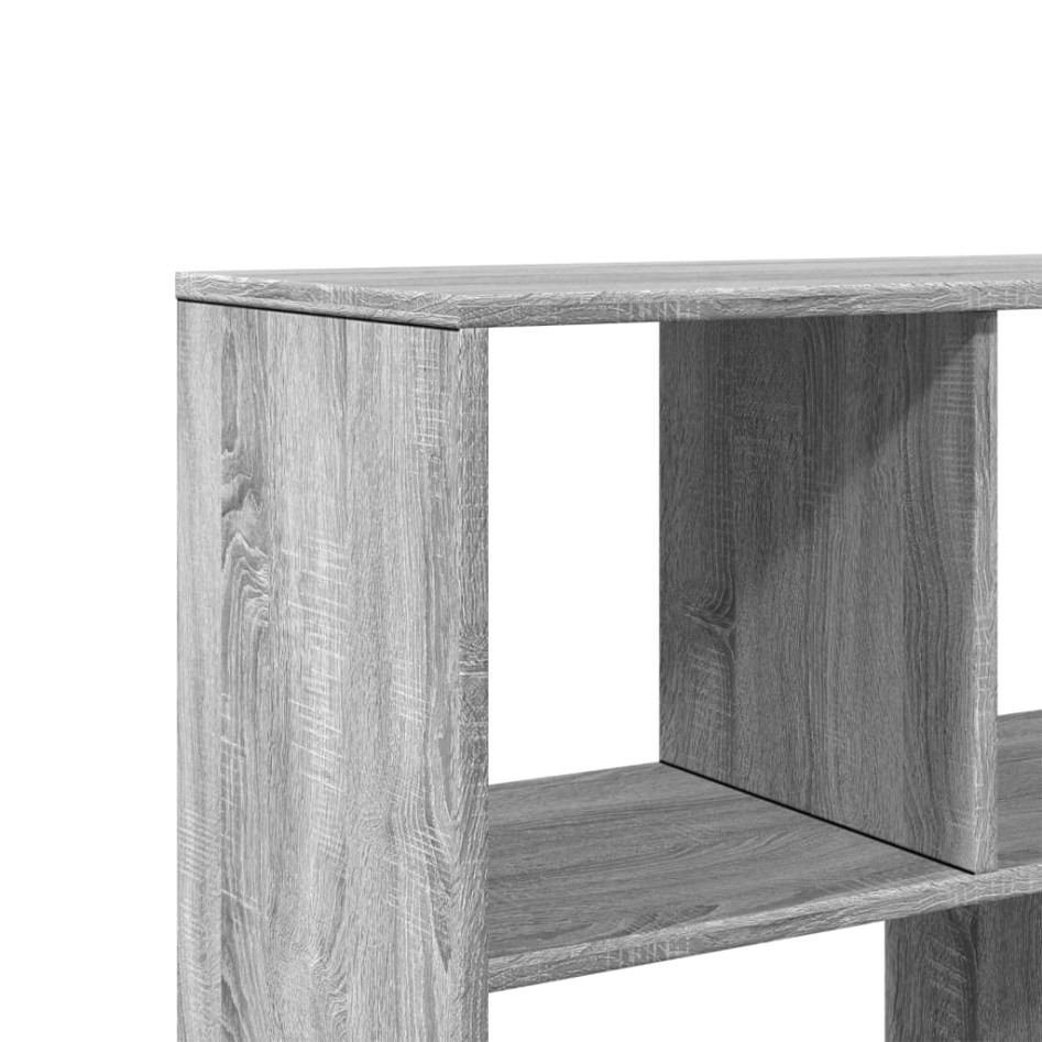 Estantería de madera de ingeniería gris Sonoma 100x33x156,5