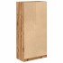Aparador alto con puertas madera roble artisian 68x37x142