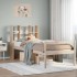 Cama con estantería sin colchón madera maciza de pino