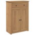 Mueble zapatero Panama madera maciza de pino 80x40x114