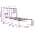 Estructura de cama sin colchón madera de pino marrón 90x200