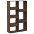Estantería de madera de ingeniería marrón roble 100x33x155,5