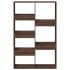 Estantería de madera de ingeniería marrón roble 100x33x155,5