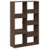 Estantería de madera de ingeniería marrón roble 100x33x155,5