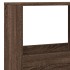 Estantería de madera de ingeniería marrón roble 100x33x155,5