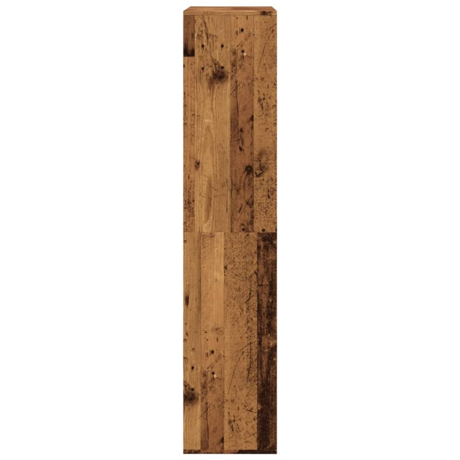 Estantería de madera de ingeniería envejecida 100x33x155,5