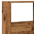 Estantería de madera de ingeniería envejecida 100x33x155,5