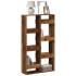Estantería de madera de ingeniería envejecida 100x33x175