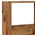 Estantería de madera de ingeniería envejecida 100x33x175