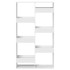 Estantería de madera de ingeniería blanca 100x33x175