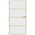 Puerta interior dorada vidrio templado aluminio 102,5x201,5