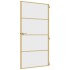 Puerta interior dorada vidrio templado aluminio 102,5x201,5