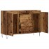 Aparador de madera de ingeniería envejecida 104x35x70