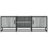 Mueble TV madera ingeniería y metal gris Sonoma 120x35x41
