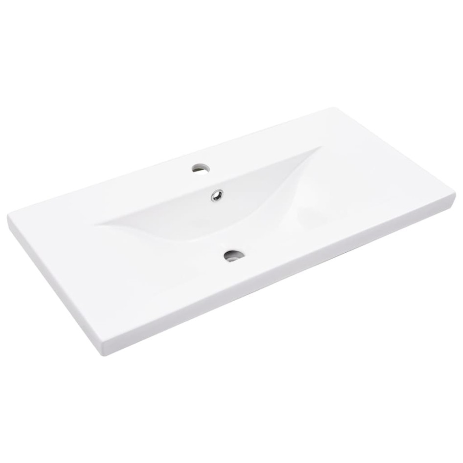 Mueble de baño con lavabo integrado gris