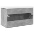 Mueble de baño con lavabo integrado gris