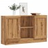 Aparador de madera de ingeniería roble artisan 120x30,5x70