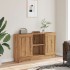 Aparador de madera de ingeniería roble artisan 120x30,5x70