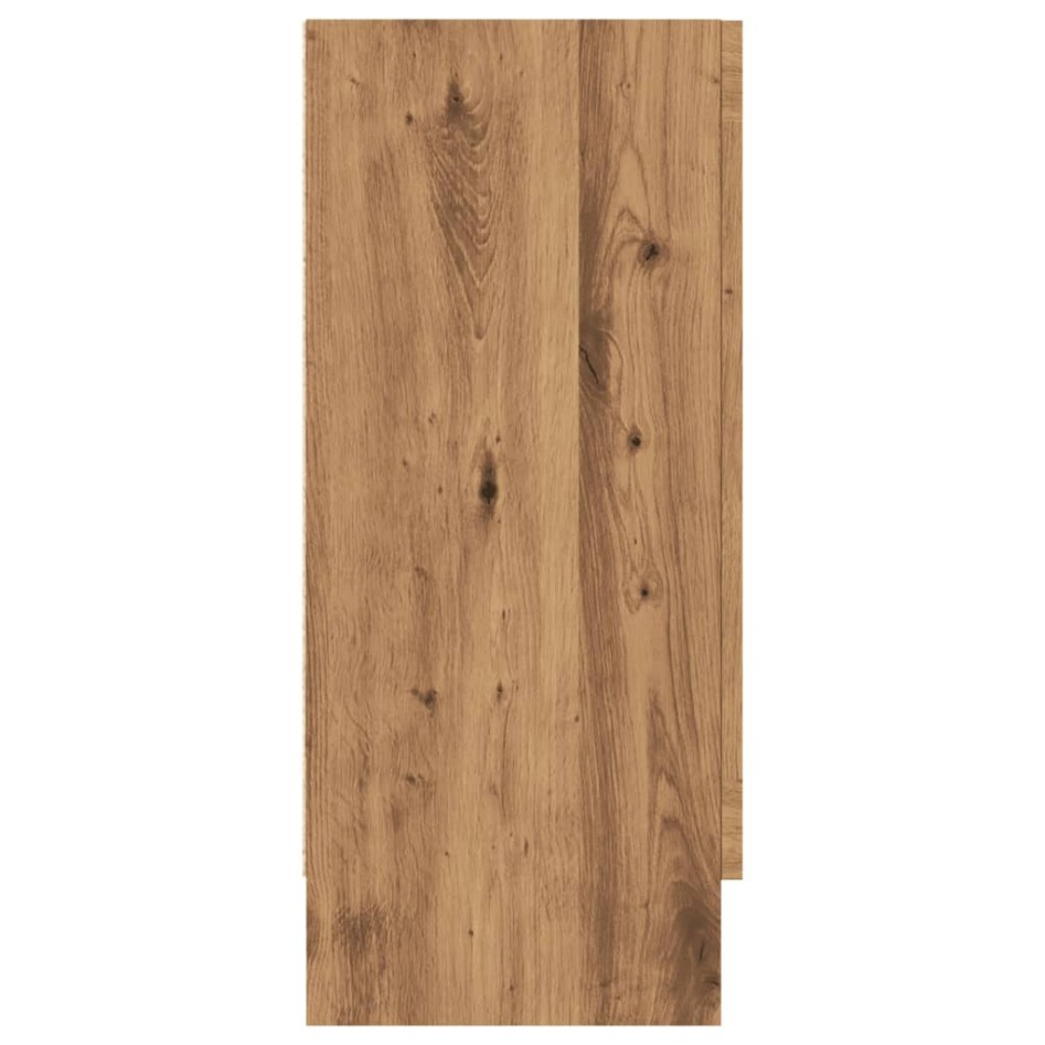 Aparador de madera de ingeniería roble artisan 120x30,5x70