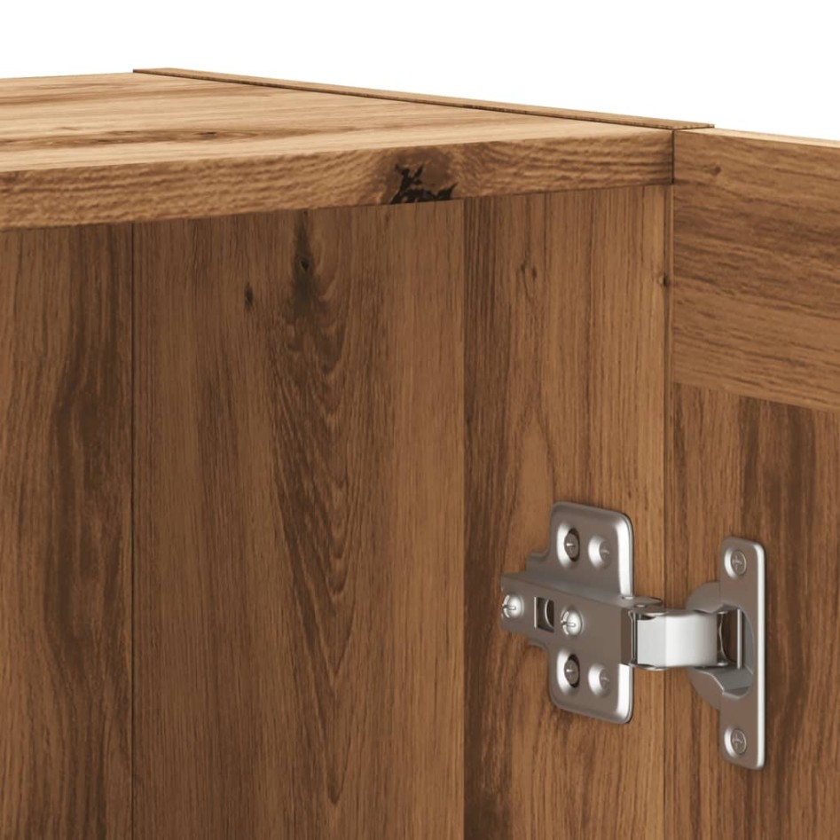 Aparador de madera de ingeniería roble artisan 120x30,5x70