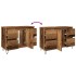 Mueble de baño madera de ingeniería envejecida 80x33x60