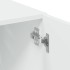 Aparador alto madera de ingeniería blanco 80x42,5x249