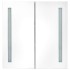 Mueble de baño con espejo LED 60x14x62
