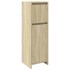 Juego de muebles de baño 4 pzas contrachapada roble