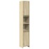 Set de muebles de baño 3 pzas madera contrachapada roble