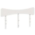 Estructura de cama sin colchón madera de pino blanca 150x200