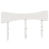 Estructura de cama sin colchón madera de pino blanca 140x190