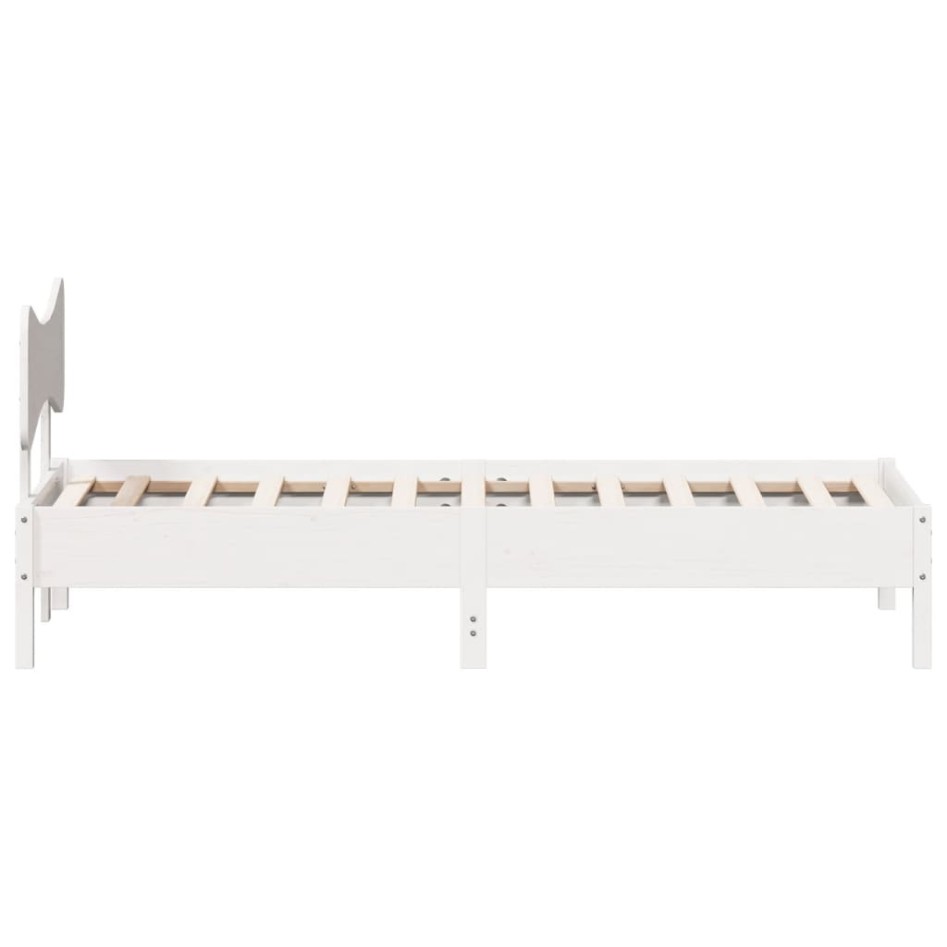 Estructura cama sin colchón madera maciza pino blanca