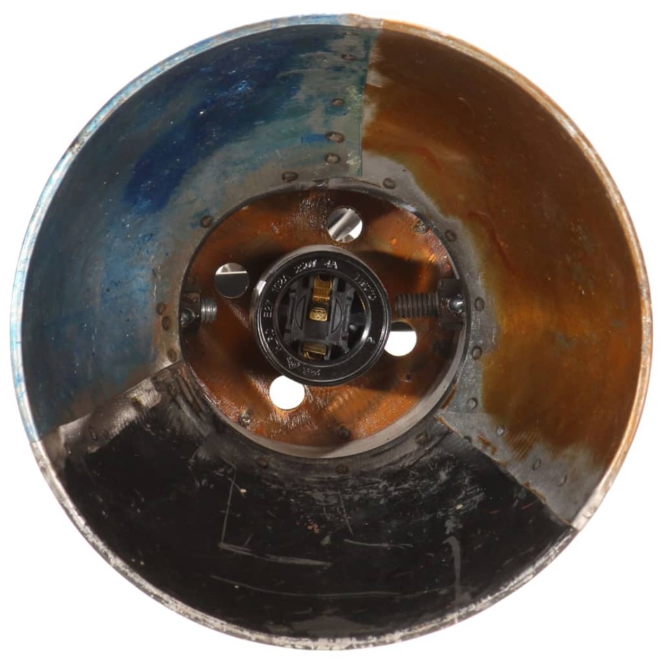 Lámpara de pie con 2 pantallas multicolor