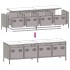 Mueble para TV acero laminado en frío rosa 135x39x43,5