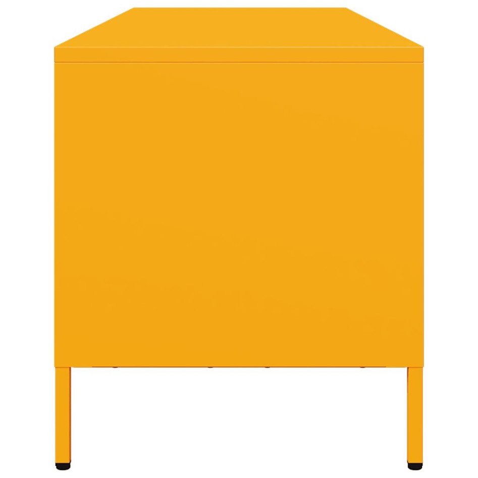 Mueble para TV acero laminado en frío amarillo 135x39x43,5