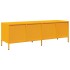 Mueble para TV acero laminado en frío amarillo 135x39x43,5