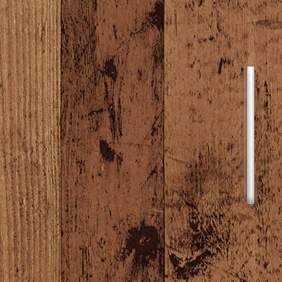 Soporte para acuario madera ingeniería envejecida 101x41x58