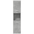 Juego muebles de baño 4 pzas madera contrachapada gris