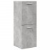 Set muebles de baño 5 piezas madera ingeniería gris