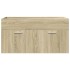 Juego de muebles de baño 4 pzas contrachapada roble