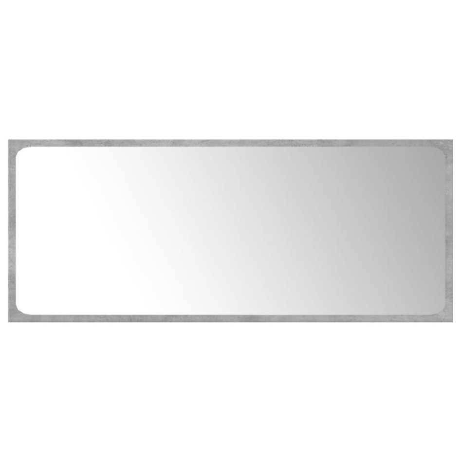 Juego muebles de baño 4 pzas madera contrachapada gris