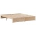 Cama con estantería sin colchón madera maciza de pino