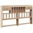 Cama con estantería sin colchón madera maciza de pino