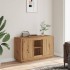 Aparador de madera de ingeniería roble artisan 102x35x60