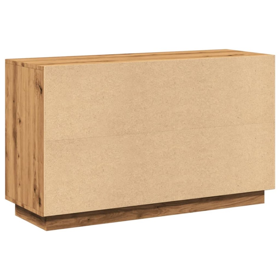 Aparador de madera de ingeniería roble artisan 102x35x60